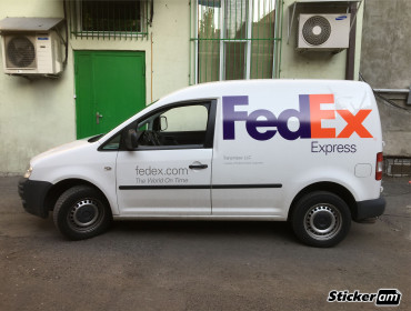Fedex car branding